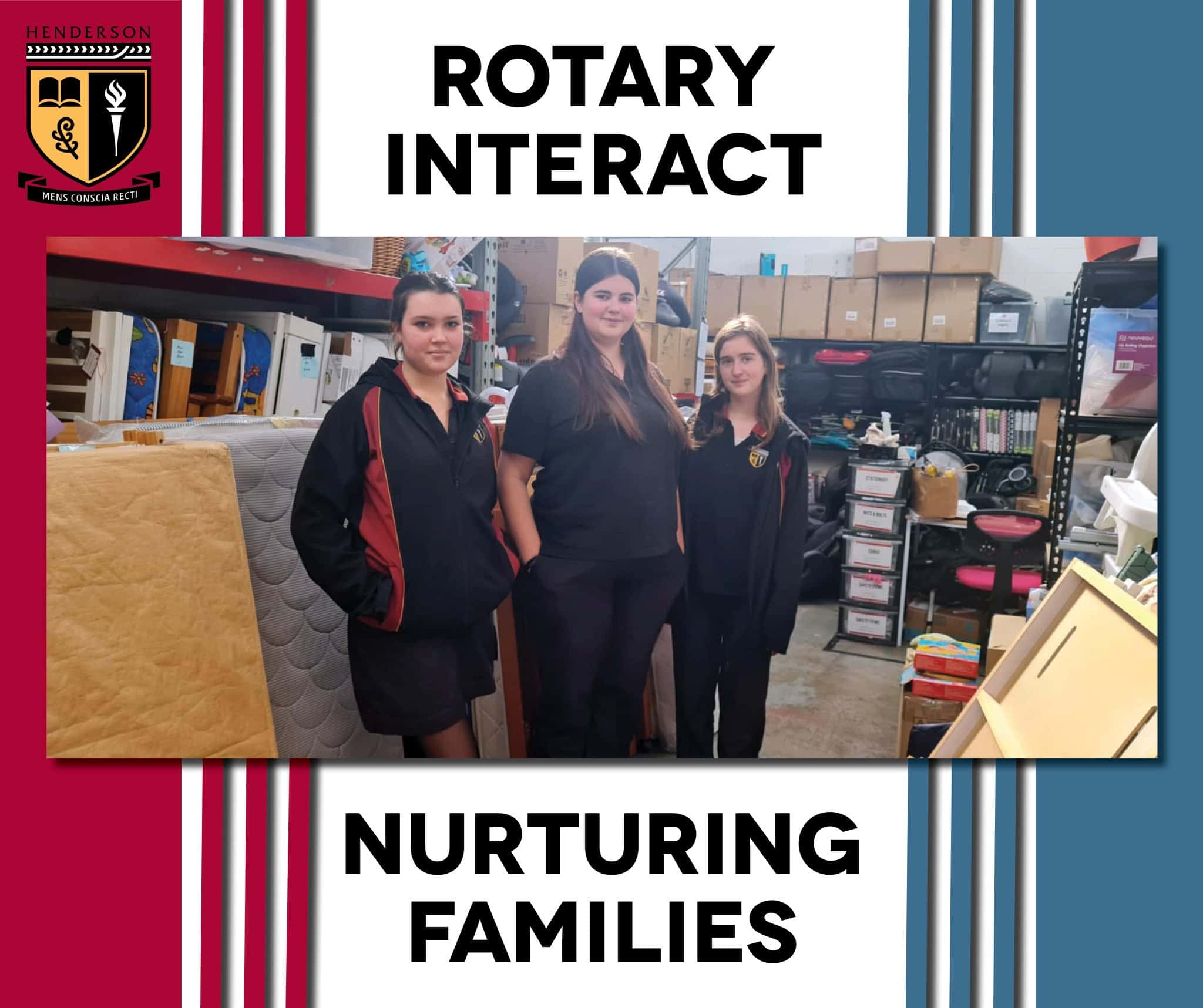 Rotary Interact - Nurturing Families - Henderson High School